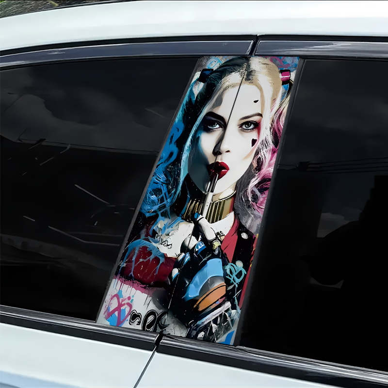 Car Accessories Must Have - 2 pieces of automotive B-pillar stickers