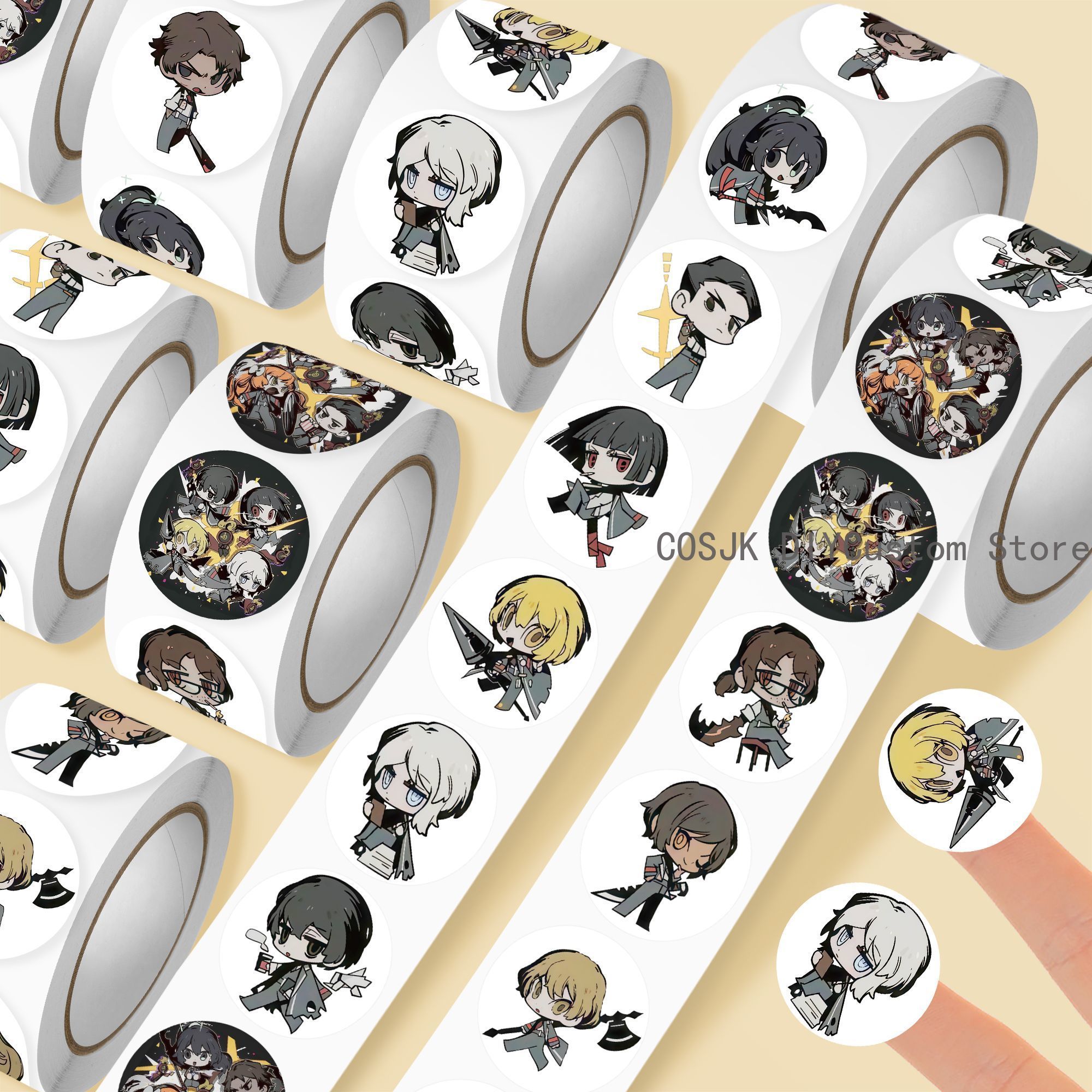 Car Accessories Company - 500Pc/Roll Anime Limbus Company Yi Sang