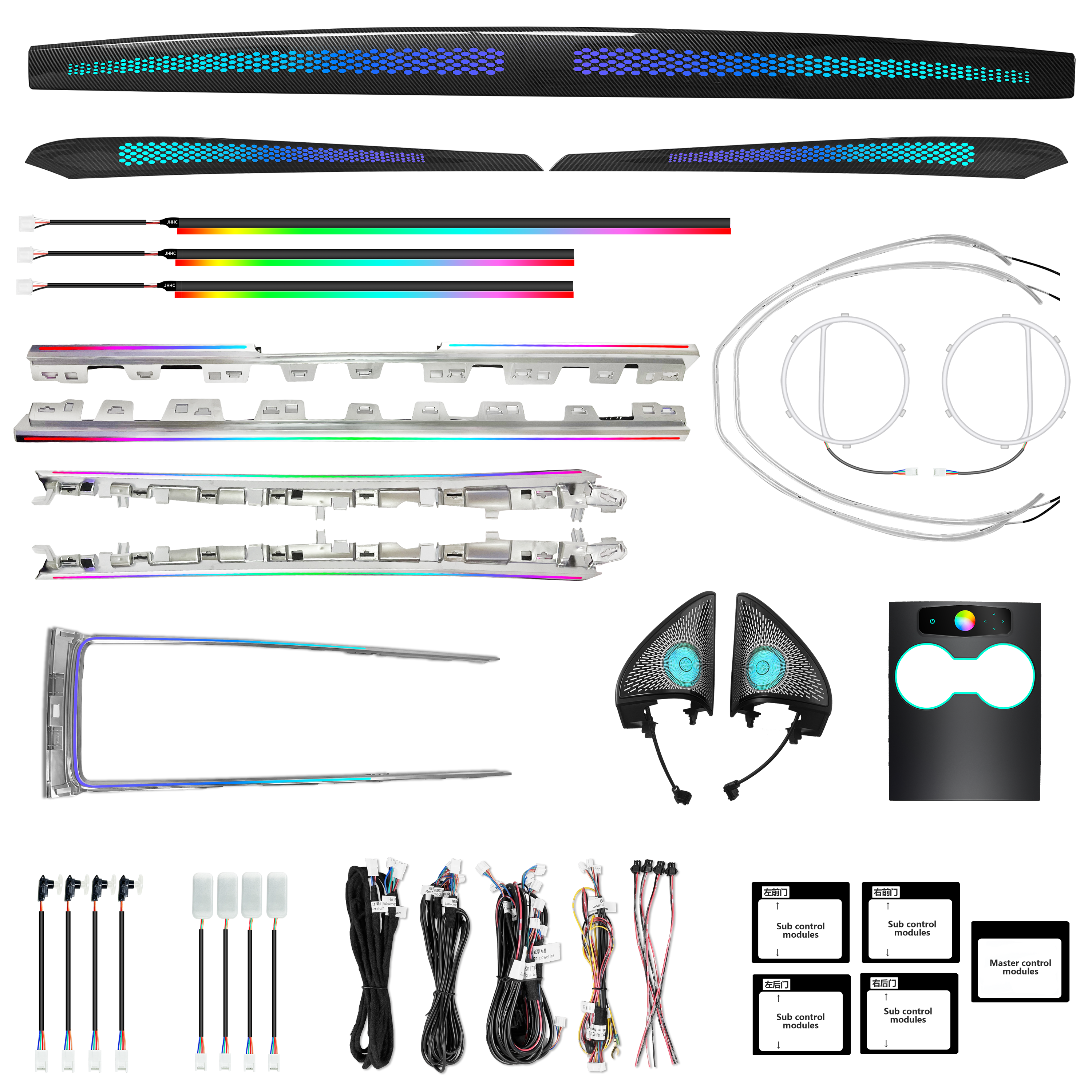 Led Interior Ambient Light - Upgrade Symphony Led Car Interior Ambient