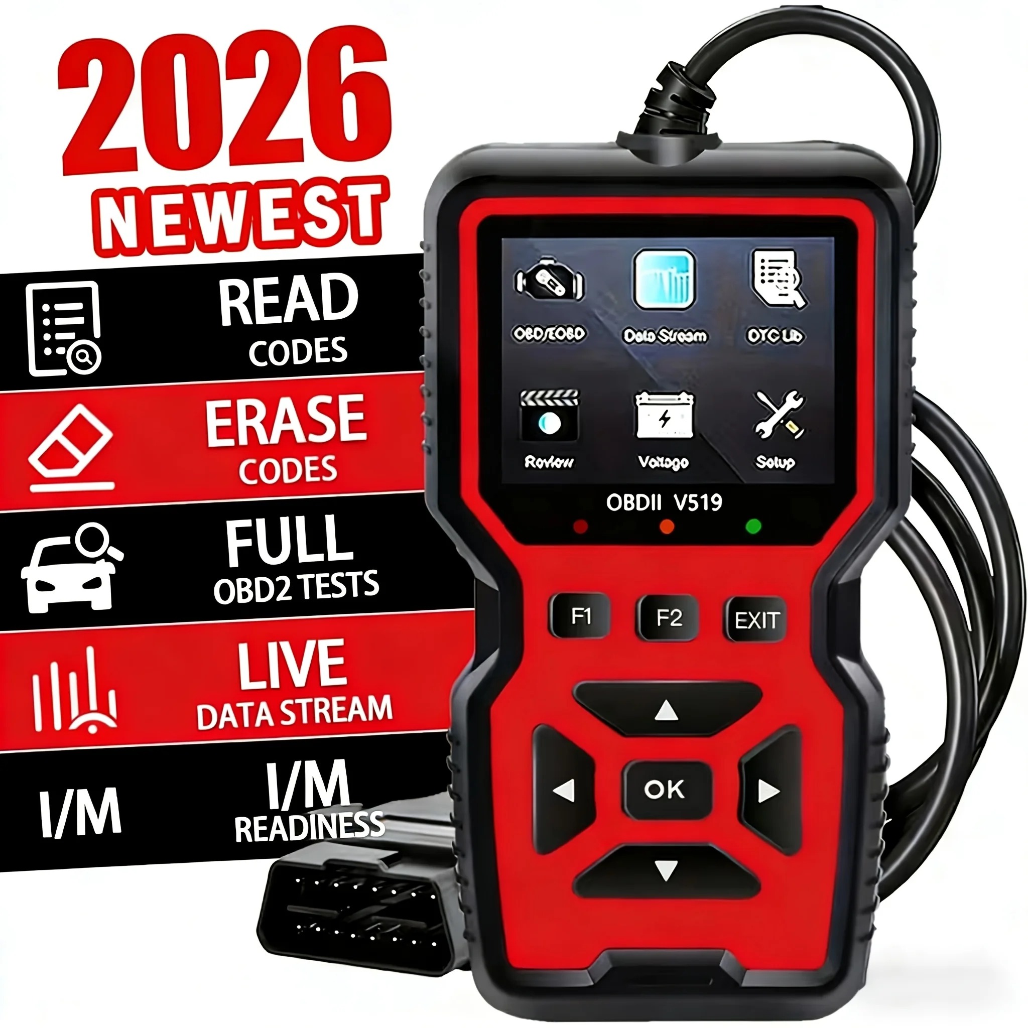 Obd2 Scanner - V519 V539 Professional OBD2 Scanner -