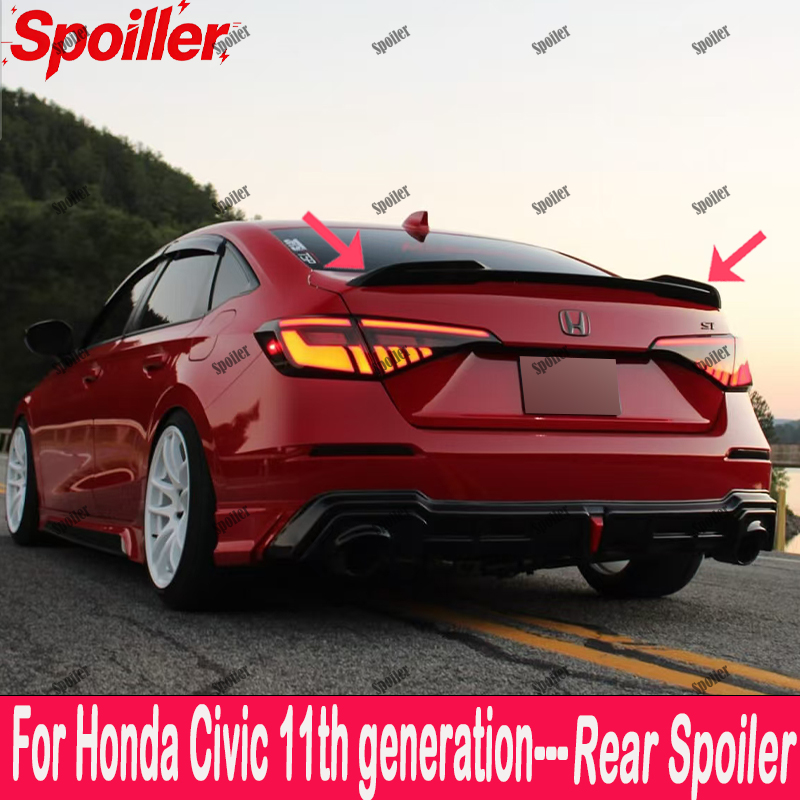 Car Accessories Company - For Honda Civic 11th Spoiler Civic