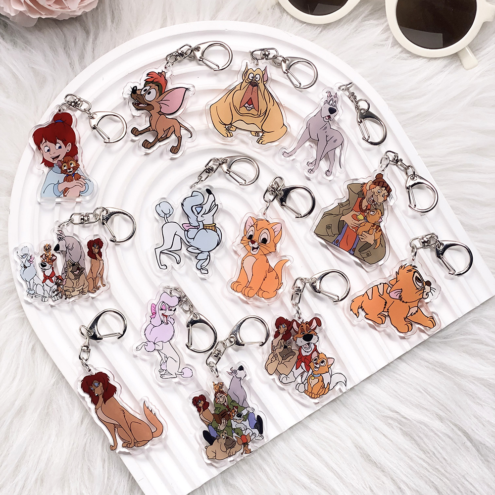 Car Accessories Company - 1/13Pcs Disney Oliver & Company Acrylic