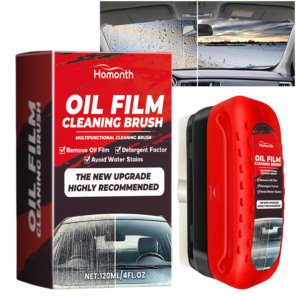 Car Detailing Brush - Car Glass Oil Film Remover Glass
