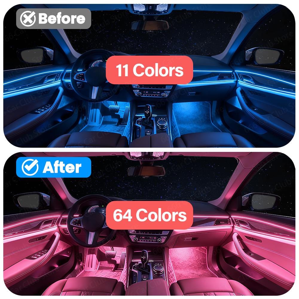 Upgrade 11 Colors to 64 Colors - Led Interior Ambient Light incelemesi ve fiyatı