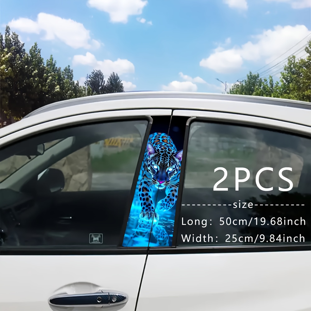 2 pieces luminous leopard prin - Car Accessories Must Have incelemesi ve fiyatı
