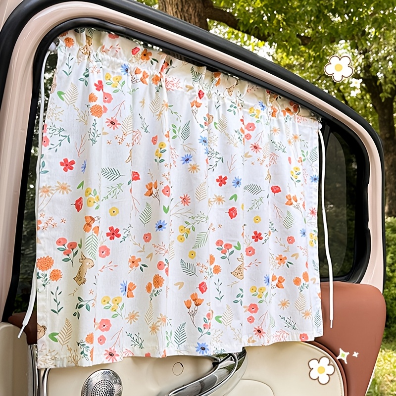Cartoon Pattern Car Window Cur - Car Accessories Must Have incelemesi ve fiyatı