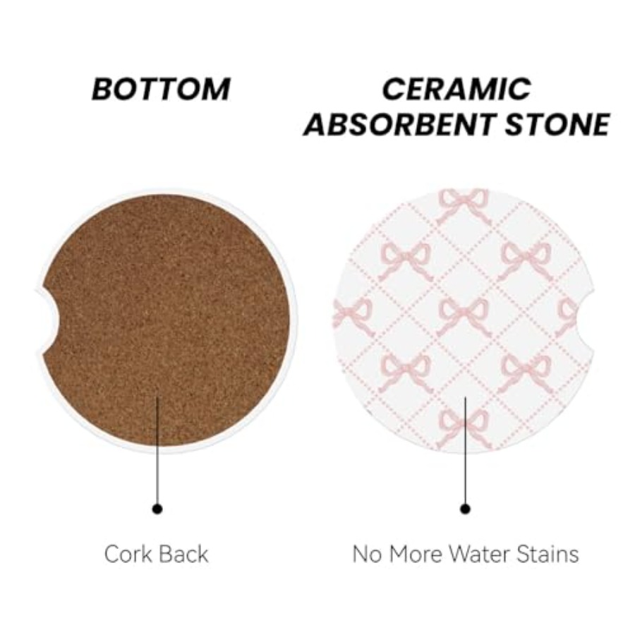 Car Coasters for Cup Holder Ab - Car Accessories Cork incelemesi ve fiyatı