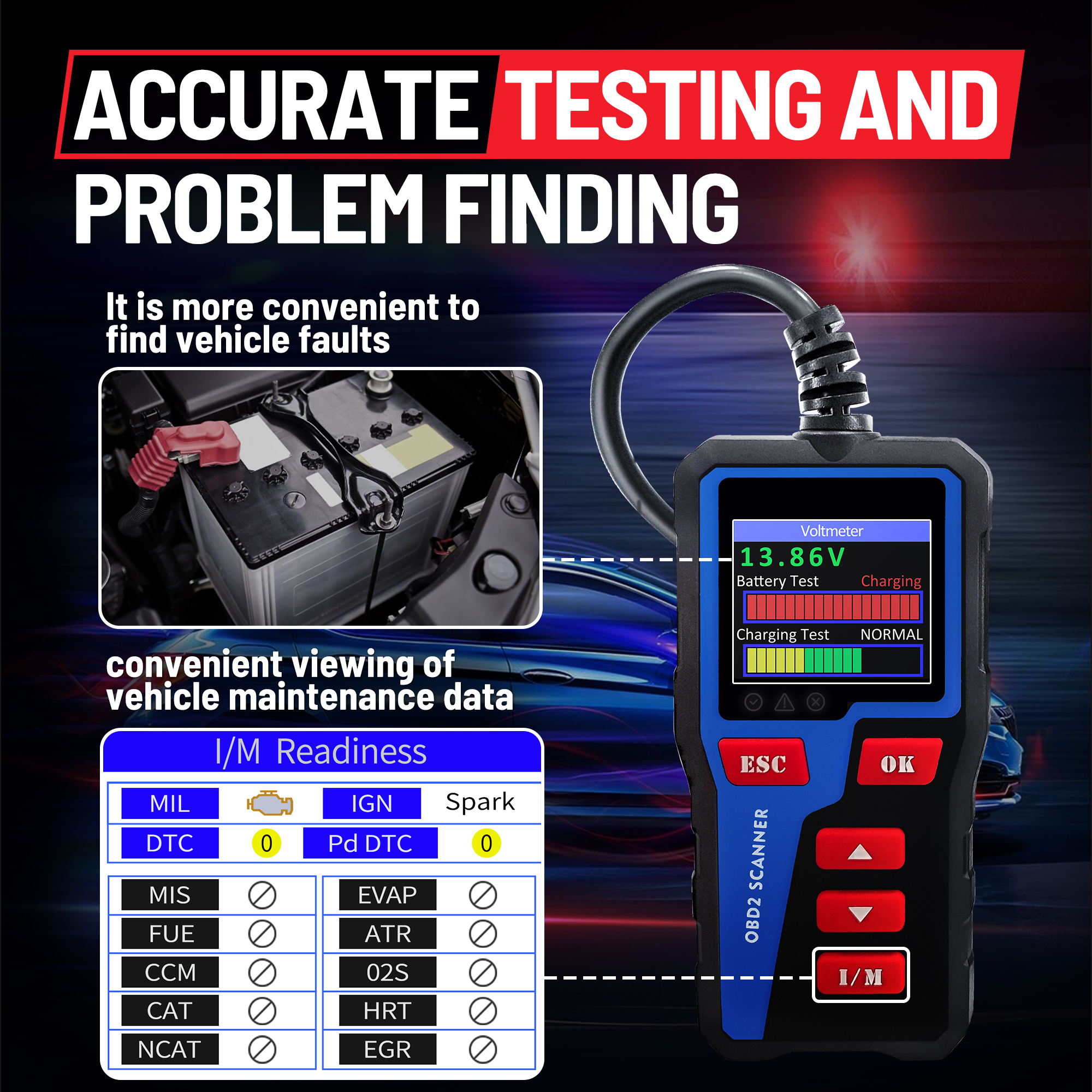 Forbell OBD2 Scanner with 2.36 - Obd2 Scanner incelemesi ve fiyatı