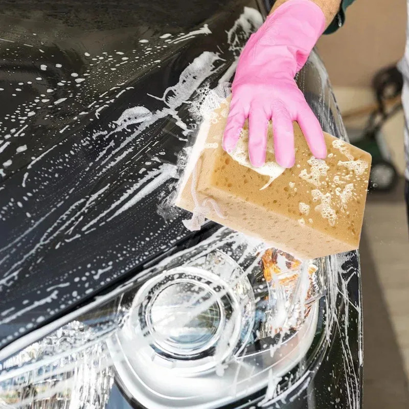 Car Washing Sponge Large Honey - Car Detailing Brush incelemesi ve fiyatı