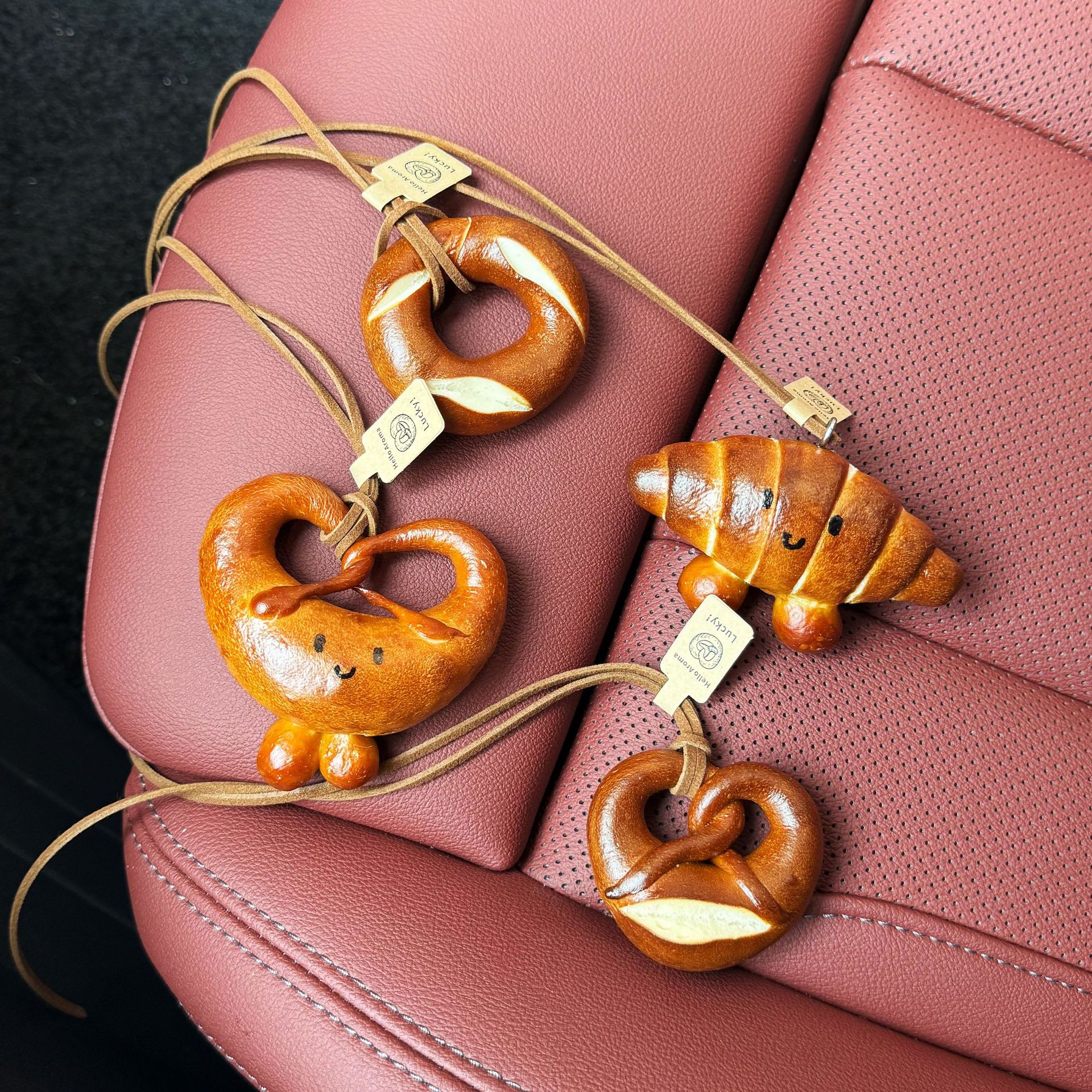DIY Handmade Bread Keychain Co - Car Accessories Cork incelemesi ve fiyatı