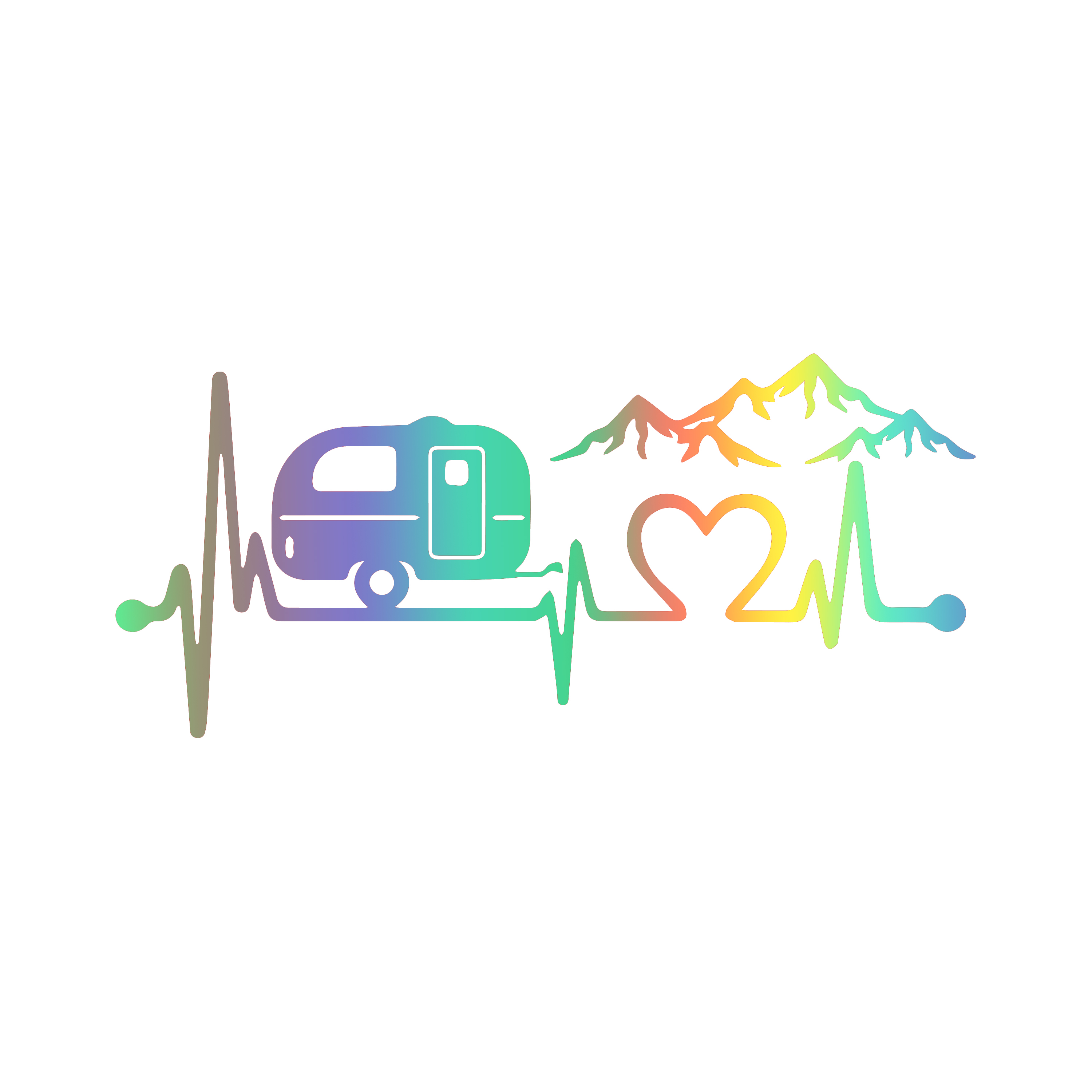 Caravan Love Heartbeat Mountai - Car Accessories Lebanon incelemesi ve fiyatı