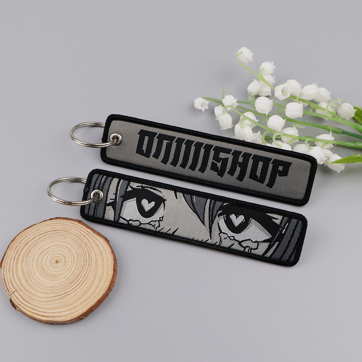 Anime Girls Embroidery Key Fob - Car Accessories In Japan incelemesi ve fiyatı