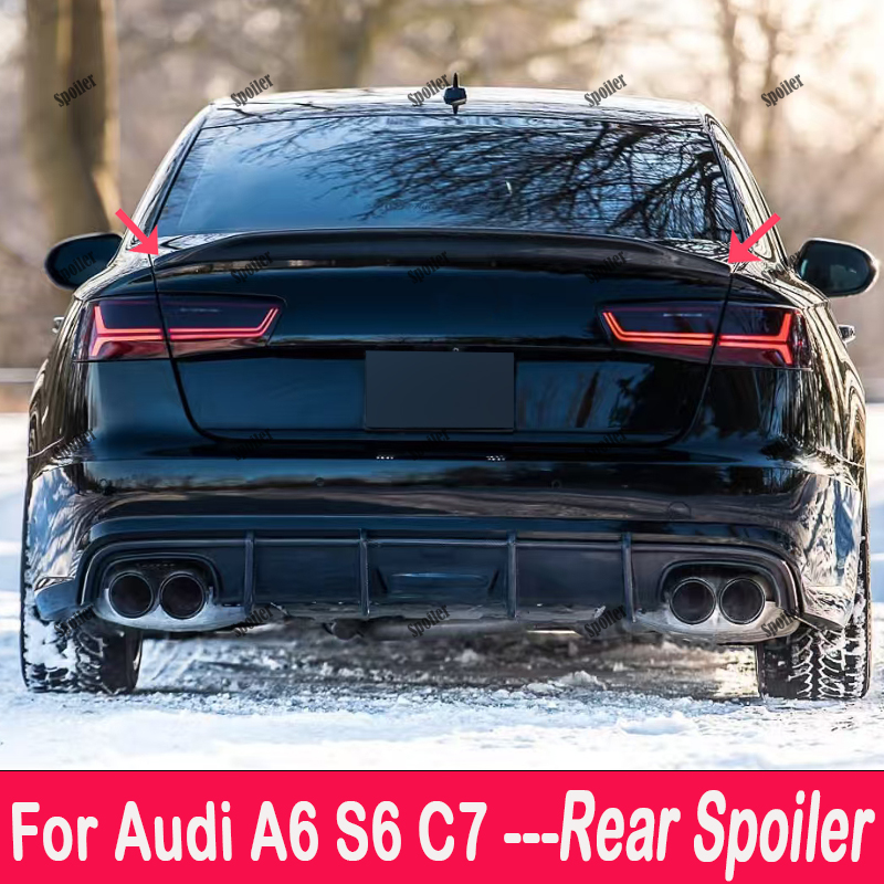 For Audi A6 S6 C7 Real Carbon  - Car Accessories Company incelemesi ve fiyatı