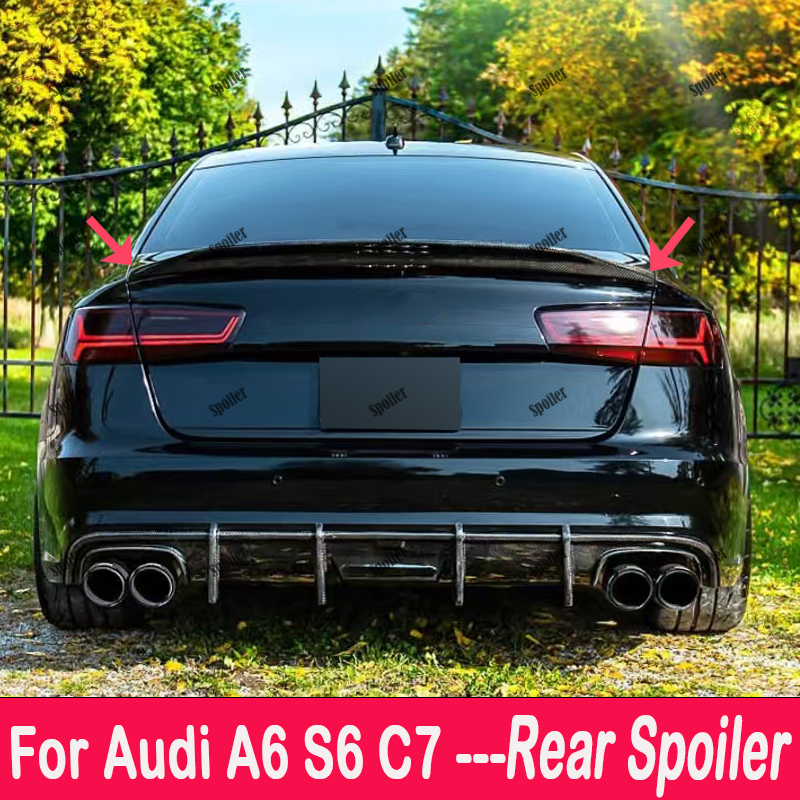 For Audi A6 S6 C7 Real Carbon  - Car Accessories Company incelemesi ve fiyatı