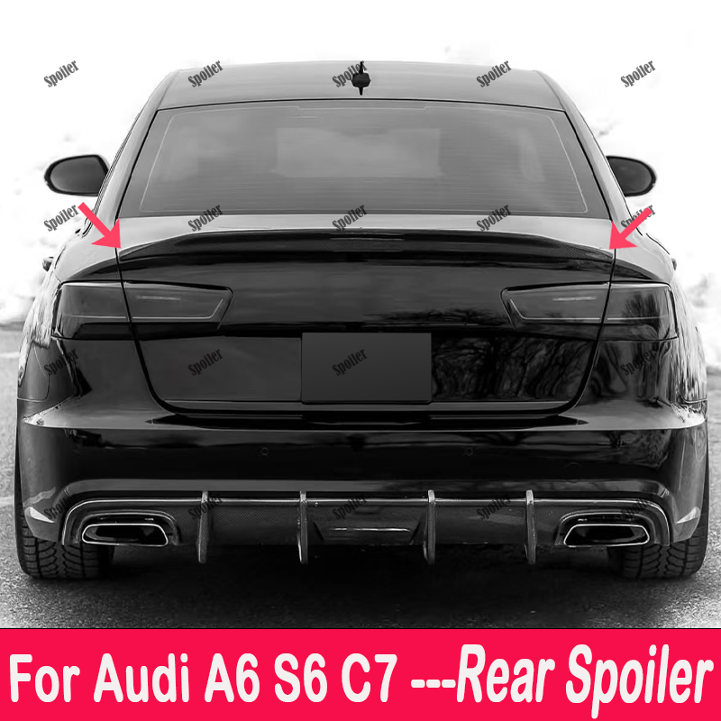 For Audi A6 S6 C7 Real Carbon  - Car Accessories Company incelemesi ve fiyatı