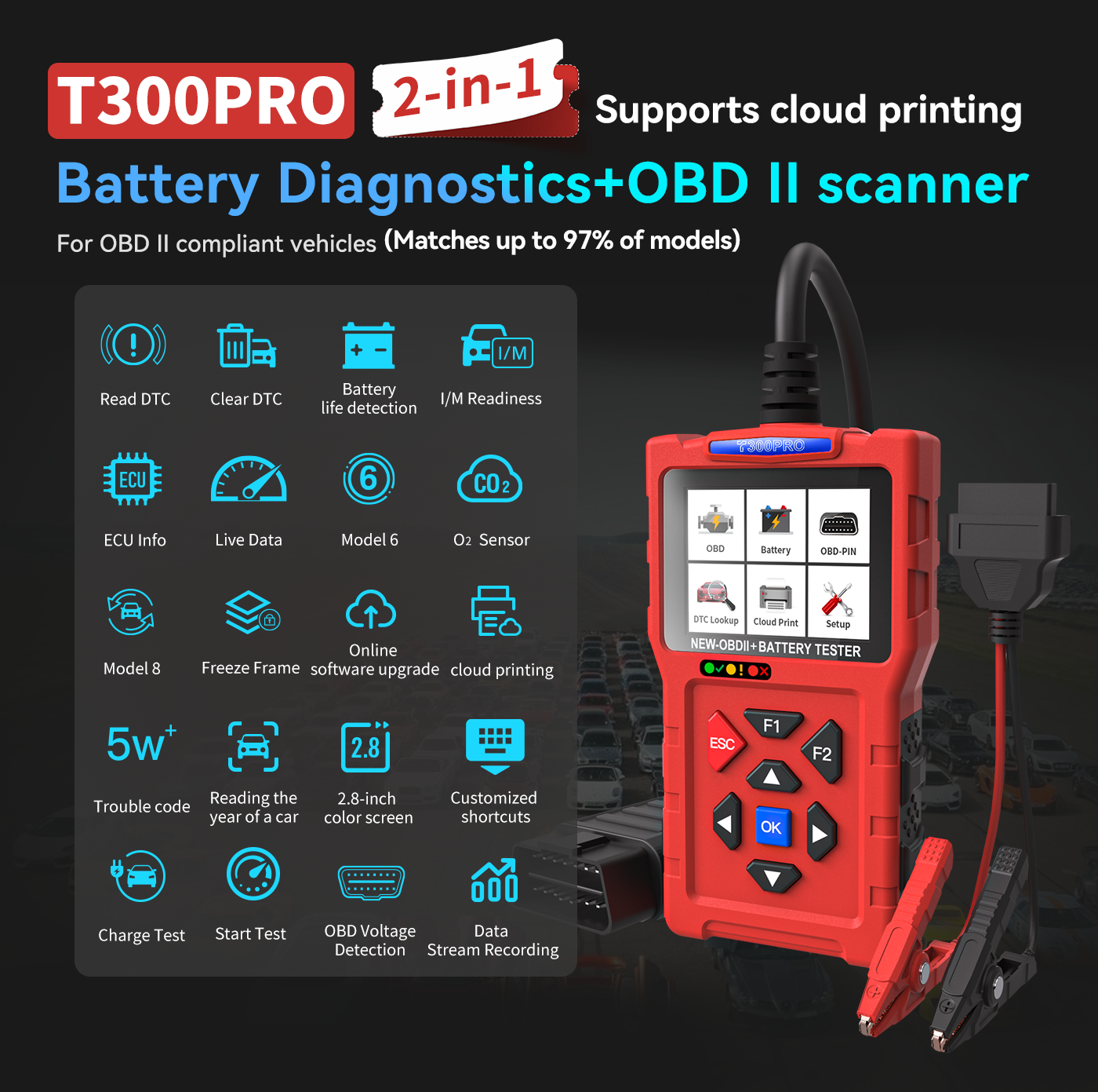 T300 Pro Car OBD2 Scanner Popu - Obd2 Scanner incelemesi ve fiyatı