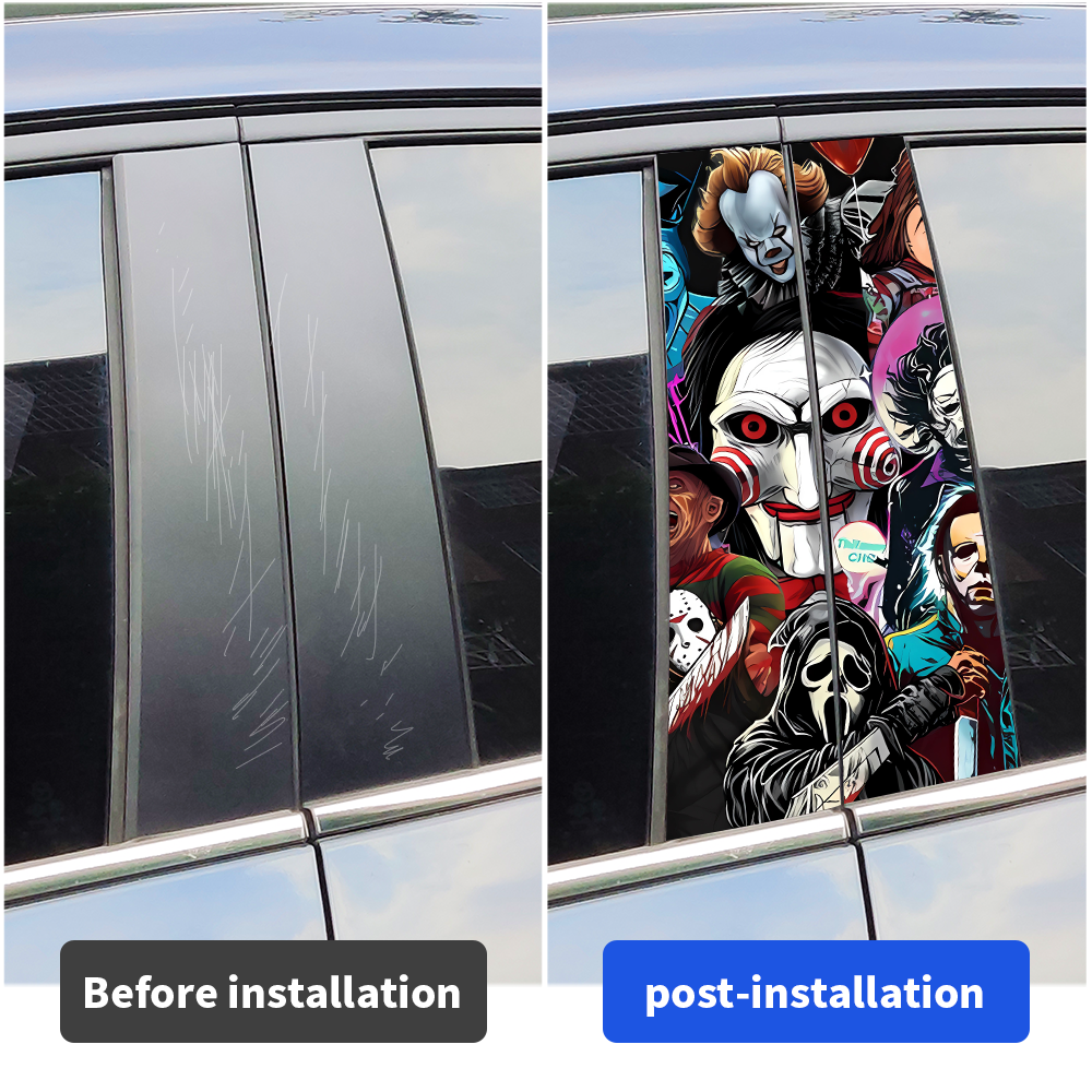 Horror Character Ghost Car Sti - Car Accessories Must Have incelemesi ve fiyatı
