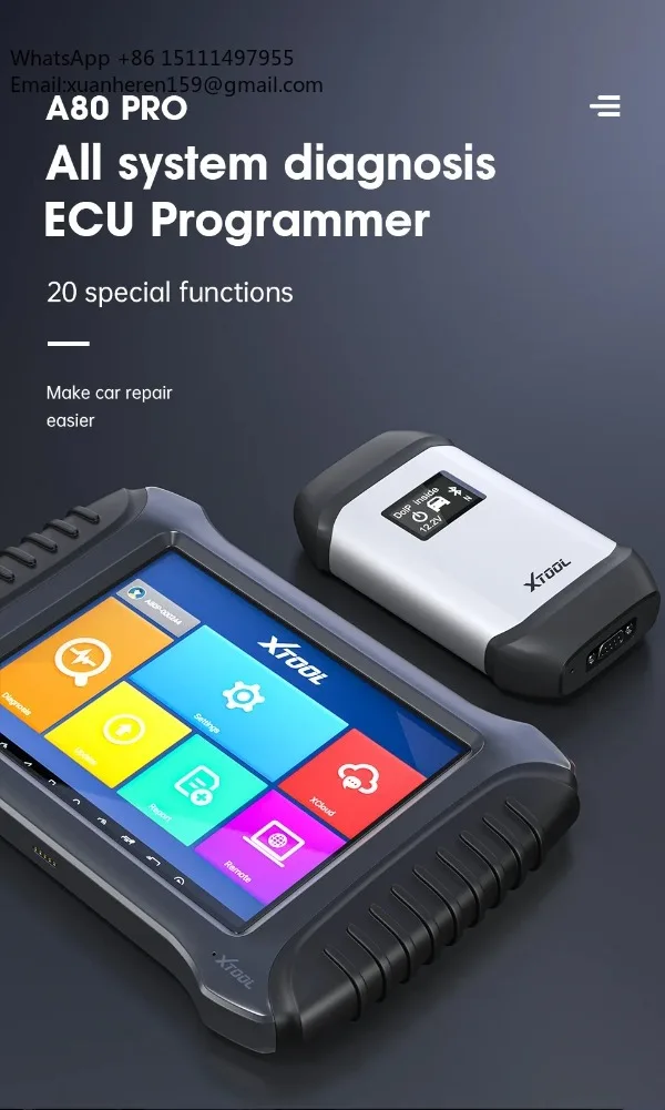 2025 Original Xtool A80 Pro Xt - Obd2 Scanner incelemesi ve fiyatı