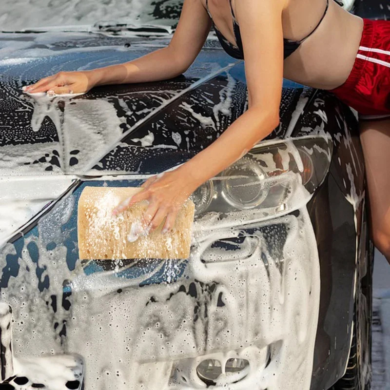 Car Washing Sponge Large Honey - Car Detailing Brush incelemesi ve fiyatı