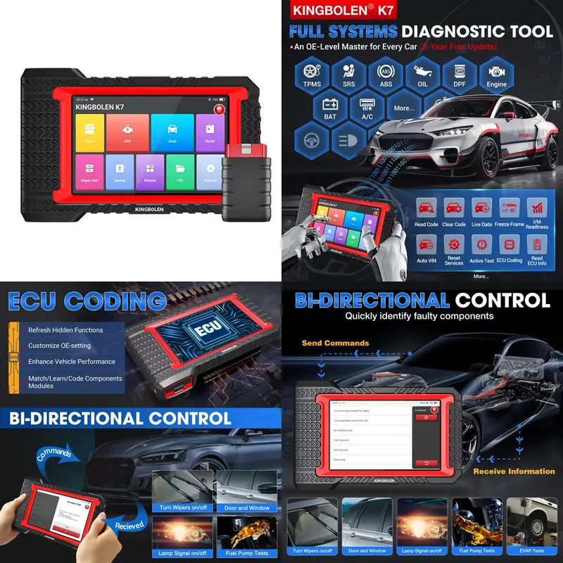 Kingbolen K7 Automotive Scanne - Obd2 Scanner incelemesi ve fiyatı
