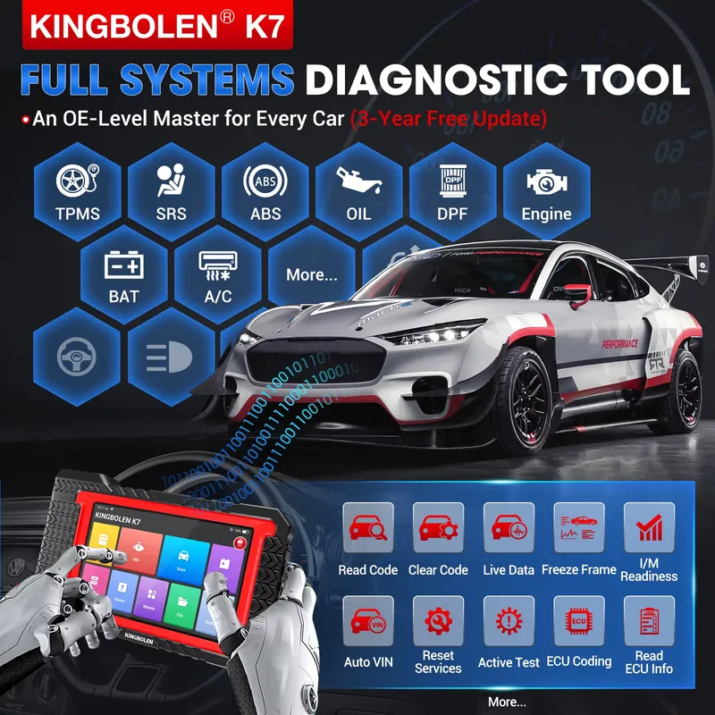 Kingbolen K7 Automotive Scanne - Obd2 Scanner incelemesi ve fiyatı
