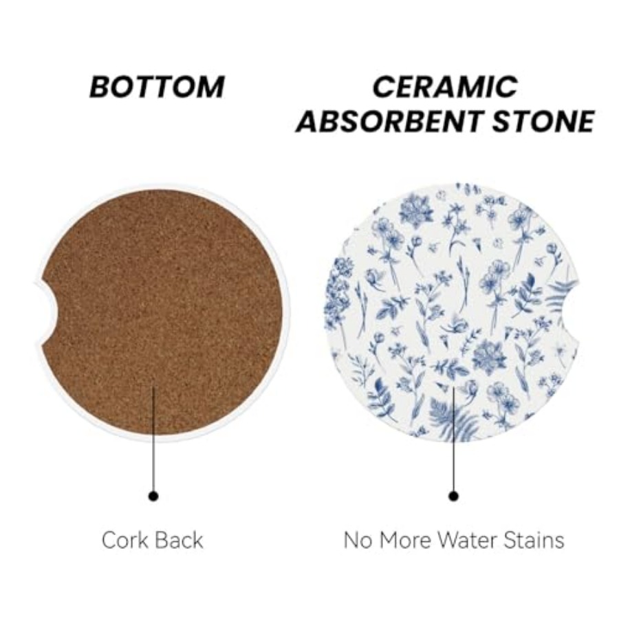 Car Coasters for Cup Holder Ab - Car Accessories Cork incelemesi ve fiyatı