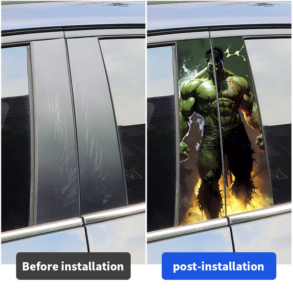 Anime Hulk Car Stickers Auto B - Car Accessories Must Have incelemesi ve fiyatı