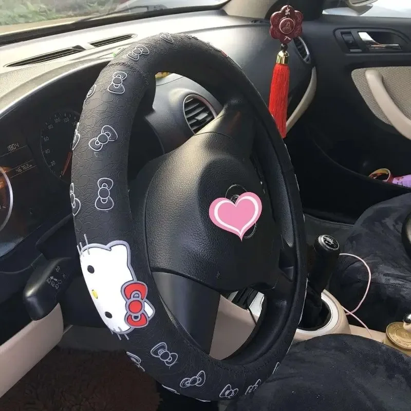 Hello Kitty kawaii cartoon car - Car Accessories Wholesale incelemesi ve fiyatı