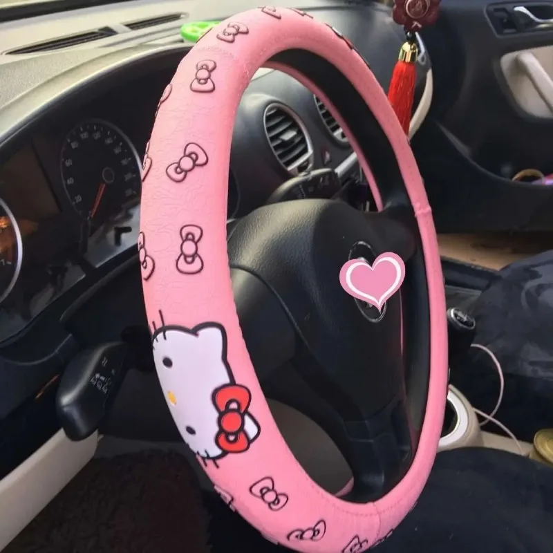 Hello Kitty kawaii cartoon car - Car Accessories Wholesale incelemesi ve fiyatı