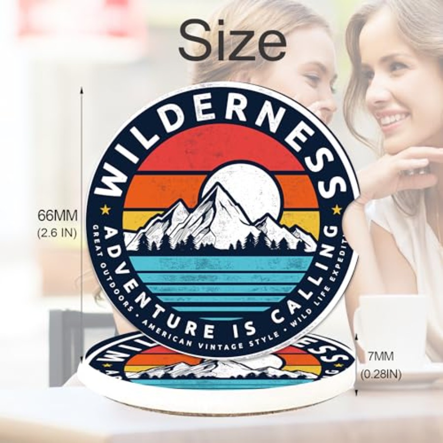 Wilderness Mountain Car Coaste - Car Accessories Cork incelemesi ve fiyatı