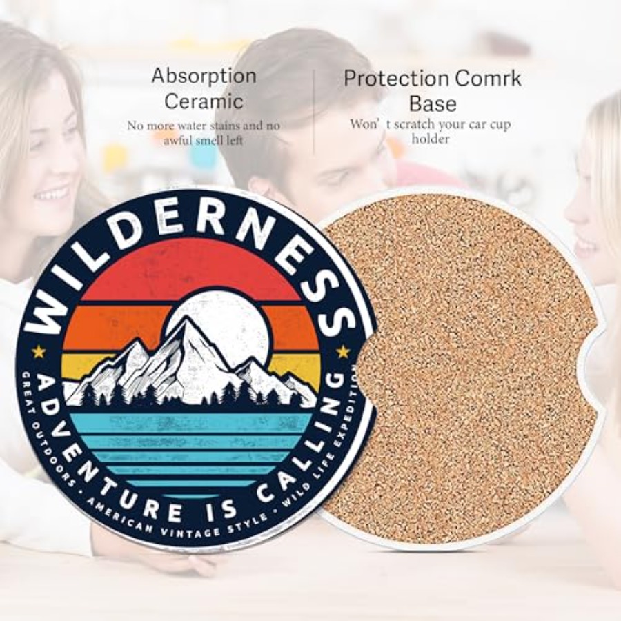 Wilderness Mountain Car Coaste - Car Accessories Cork incelemesi ve fiyatı