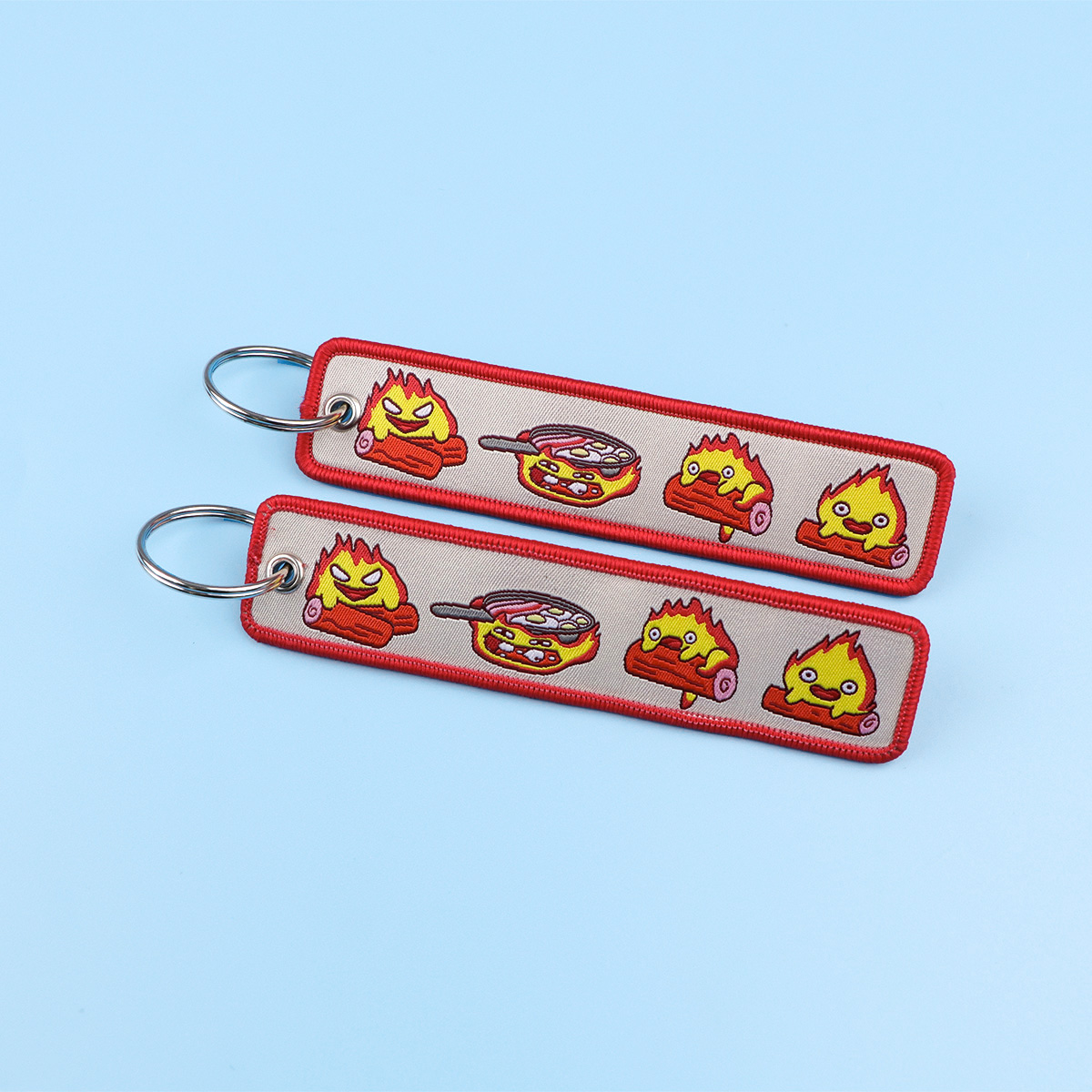 Anime Fire Embroidery Key Fobs - Car Accessories In Japan incelemesi ve fiyatı