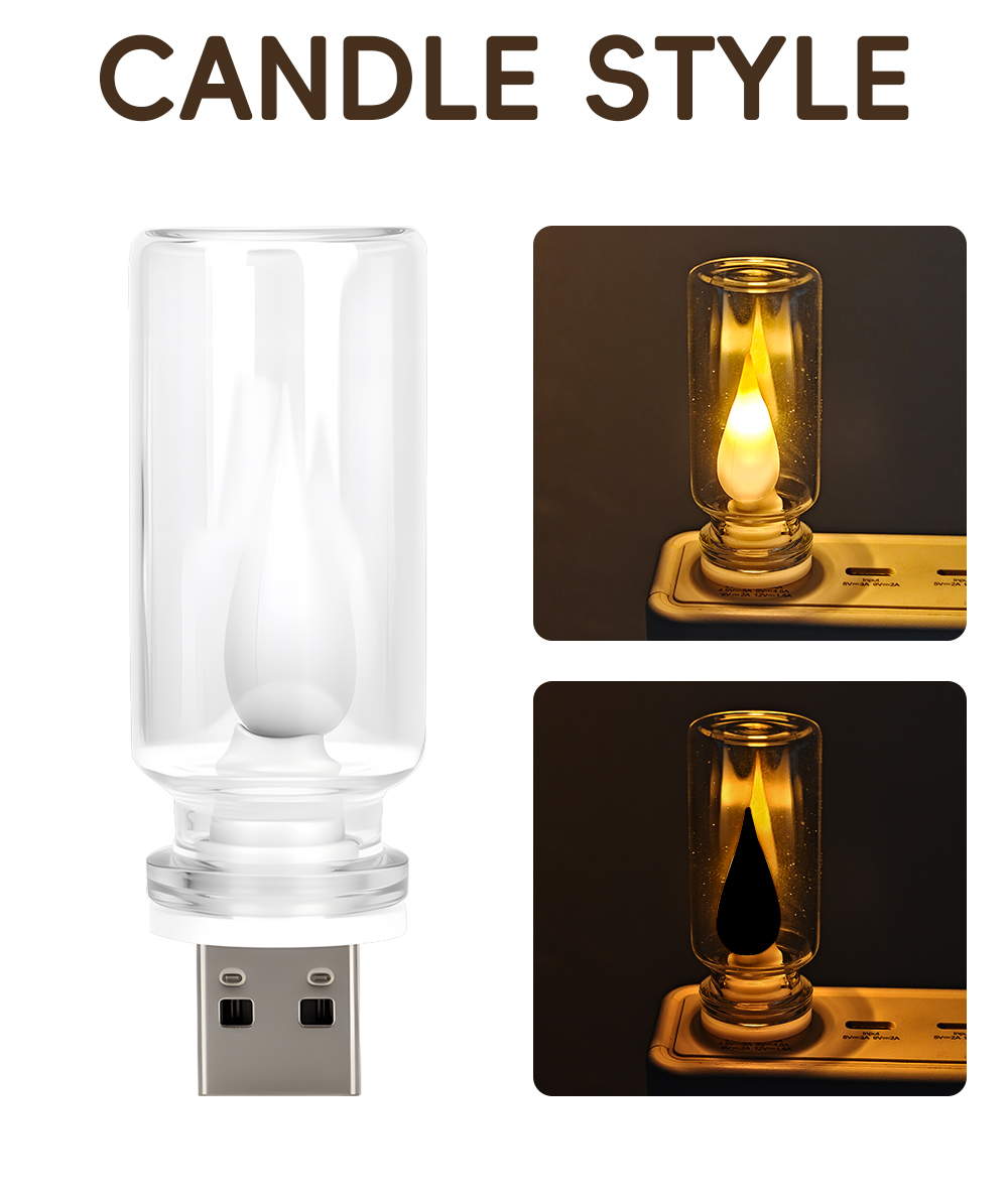 USB LED Flash Candles Light Bu - Led Interior Ambient Light incelemesi ve fiyatı