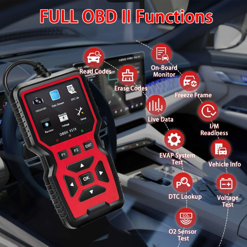 V519 V539 Professional OBD2 Sc - Obd2 Scanner incelemesi ve fiyatı