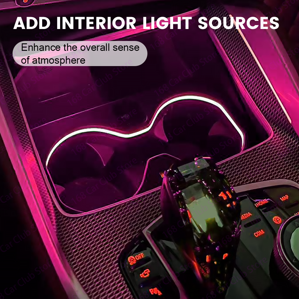 LED 11 Colour Cup Holder Light - Led Interior Ambient Light incelemesi ve fiyatı