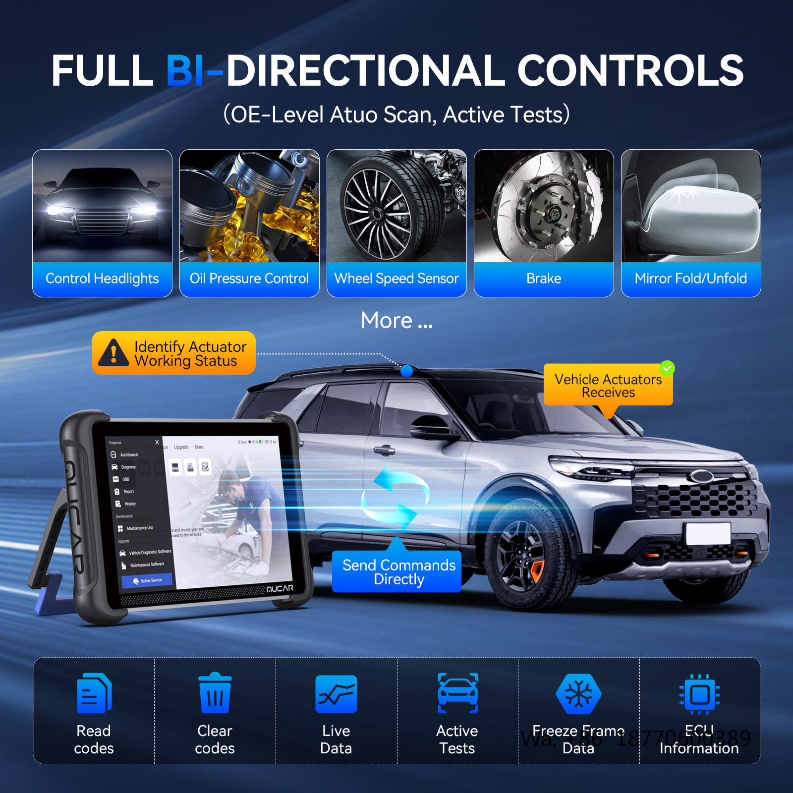 MUCAR 892BT AI Intelligent Dia - Obd2 Scanner incelemesi ve fiyatı