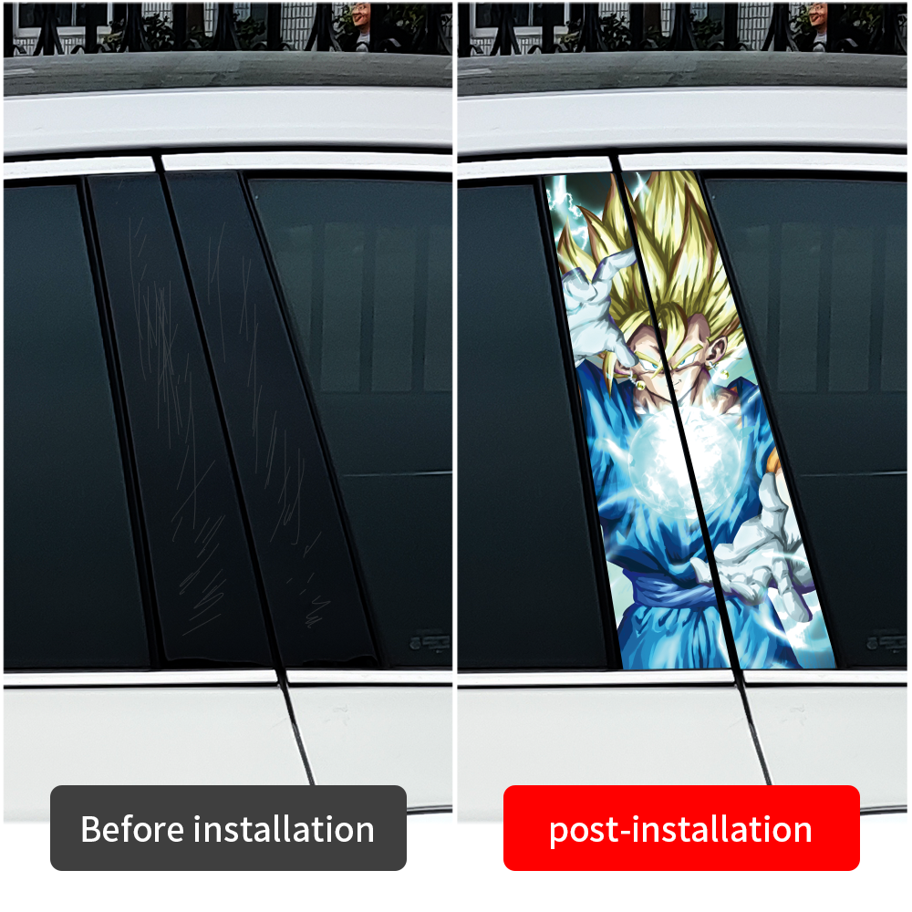 Anime Son Goku Car Stickers Ca - Car Accessories Must Have incelemesi ve fiyatı