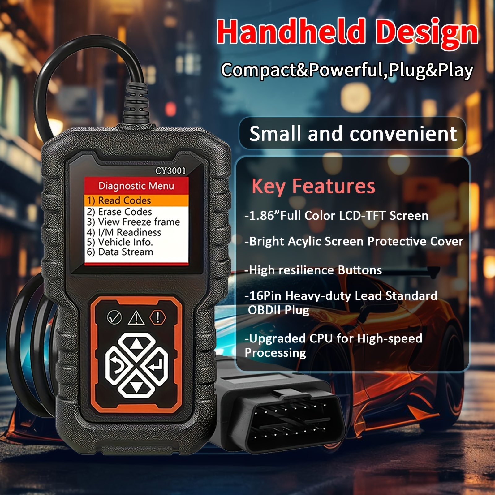 2025 New Car Obd2 Scanner - Co - Car Accessories Must Have incelemesi ve fiyatı
