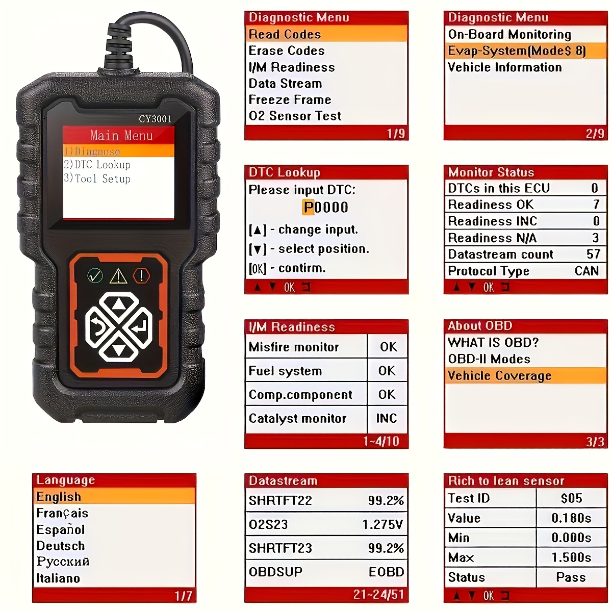 2025 New Car Obd2 Scanner - Co - Car Accessories Must Have incelemesi ve fiyatı