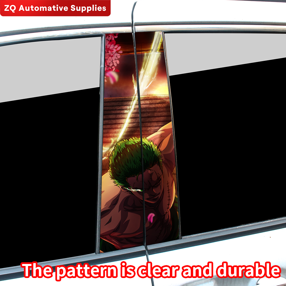 Funny Amine Zoro Car Stickers  - Car Accessories Must Have incelemesi ve fiyatı