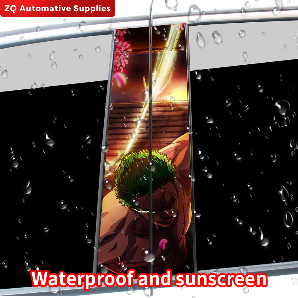 Funny Amine Zoro Car Stickers  - Car Accessories Must Have incelemesi ve fiyatı