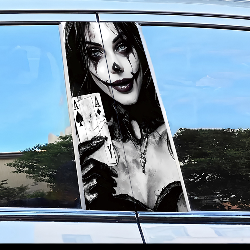 2pcs car B-pillar stickers Jok - Car Accessories Must Have incelemesi ve fiyatı