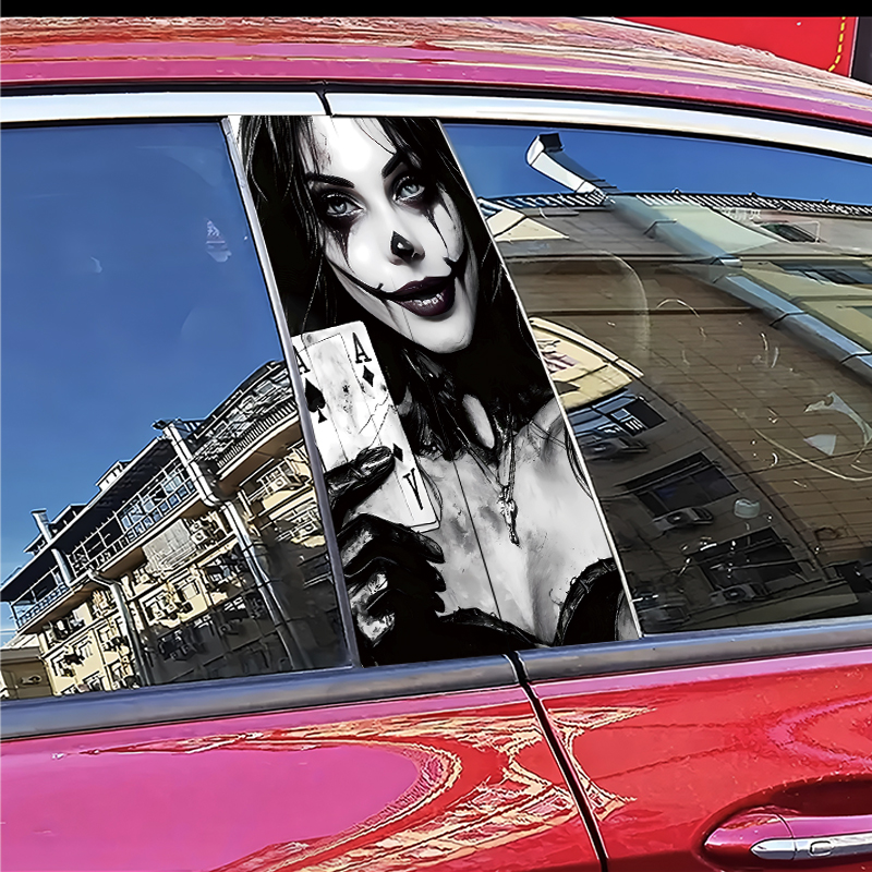 2pcs car B-pillar stickers Jok - Car Accessories Must Have incelemesi ve fiyatı