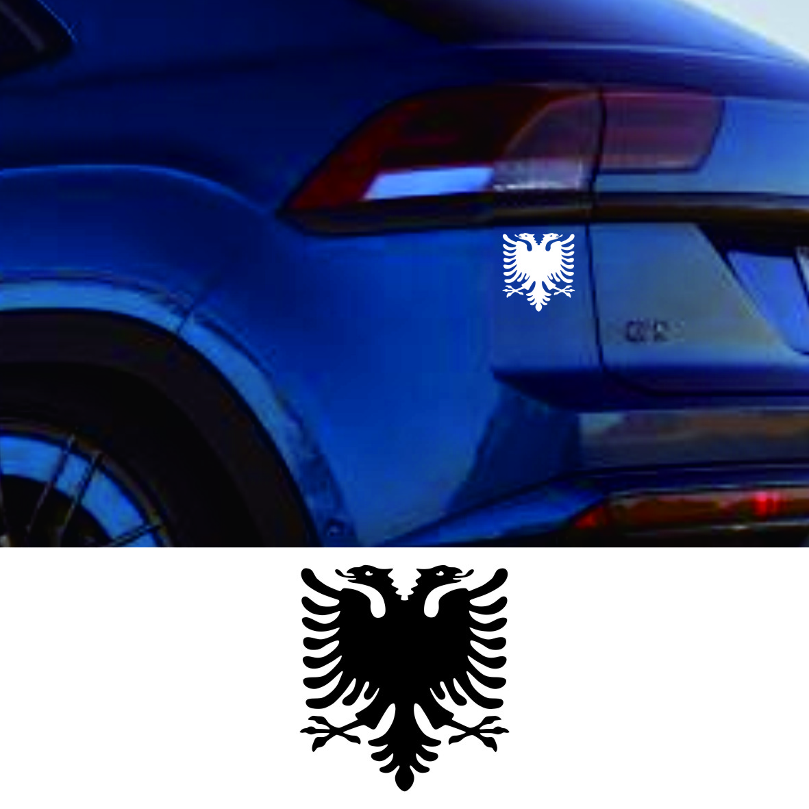 Vinyl Decal Albanian Double He - Car Accessories Lebanon incelemesi ve fiyatı